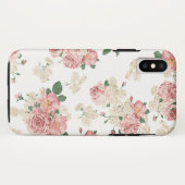 ヴィンテージ フローラル模様 Case-Mate iPhoneケース (裏面(横))