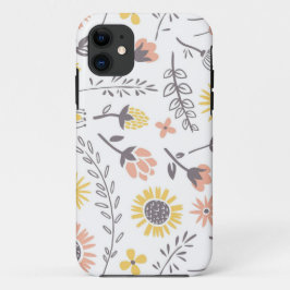 ヴィンテージ フローラル パターン iPhone 11 ケース