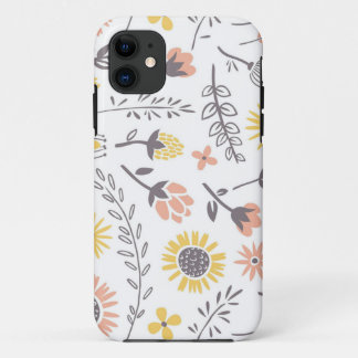 ヴィンテージ フローラル パターン iPhone 11 ケース