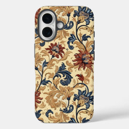 ヴィンテージ フローラル iPhone 16ケース