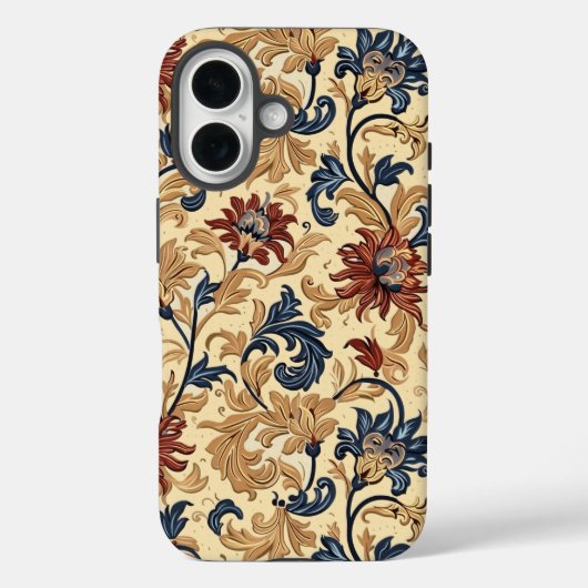 ヴィンテージ フローラル Case-Mate iPhoneケース (裏面)