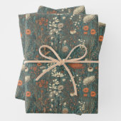 ヴィンテージ,フローラ,秋,野草 ラッピングペーパーシート (インサイチュ)