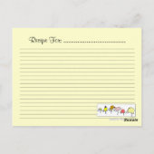 ヴィンテージ フーズ オリジナル レシピ カード ポストカード (裏面)