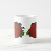 ヴィンテージ フーズ、熟したトマト、野菜と果物 コーヒーマグカップ (中央)