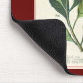 ヴィンテージ フード ハーブ スパイス、クローブの植物 マウスパッド (コーナー)