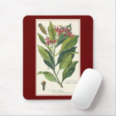 ヴィンテージ フード ハーブ スパイス、クローブの植物 マウスパッド (マウス)