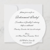 ヴィンテージ フード フルーツ, 有機レッドアップル, 退職 招待状 (裏面)