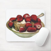 ヴィンテージ フード ヘルシー ブランチ シリアル イチゴ マウスパッド (マウス)