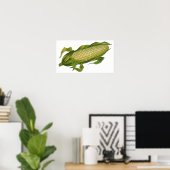 ヴィンテージ フード, 健康野菜, とうもろこしの穂 ポスター (ホームオフィス)