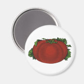 ヴィンテージ フード、熟したトマト、野菜と果物 マグネット (正面/裏面)