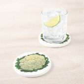 ヴィンテージ フード 野菜 カリフラワー コースター (側面)