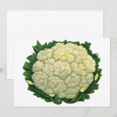ヴィンテージ フード 野菜 コリフラワー (正面/裏面)