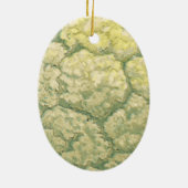 ヴィンテージ フード 野菜 ベジタブル カリフラワー セラミックオーナメント (裏面)