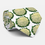 ヴィンテージ フード 野菜 ベジタブル カリフラワー ネクタイ (ロール)