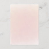 ヴィンテージ ブッシュピンク ウェディングの詳細 エンクロージャーカード (裏面)