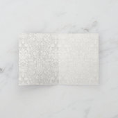 ヴィンテージ ブライダル 花嫁 アンティーク ホワイト ウェディング サンキューカード (内部)