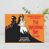 ヴィンテージ ブライト ボールド ムービー モンスター 招待状 (スタンド正面)