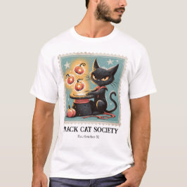 ヴィンテージ ブラックキャット ハロウィンTシャツ Tシャツ