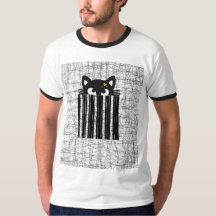 ヴィンテージ ブラックキャット ベーシックTシャツ