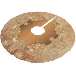 ヴィンテージ ブラッシュドポリエステルツリースカート