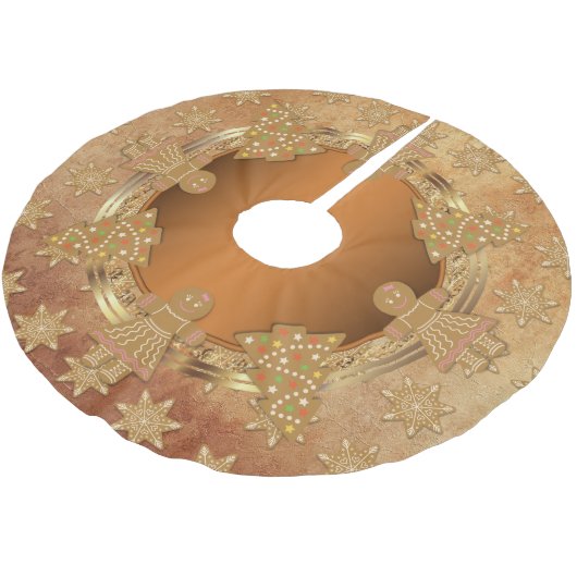 ヴィンテージ ブラッシュドポリエステルツリースカート (アングル)