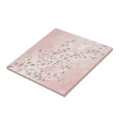ヴィンテージ　ブラッシュピンク　桜 タイル (側面)