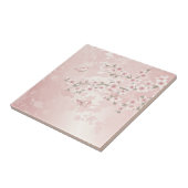 ヴィンテージ ブラッシュピンク 桜 タイル (側面)