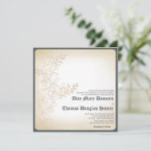 ヴィンテージ - ブランチの結婚式招待状 招待状 (スタンド正面)