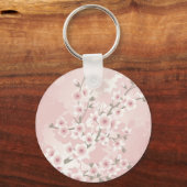 ヴィンテージ ブルッシュピンク 桜 キーホルダー (裏面)