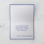 ヴィンテージ・ブルーバード・オブ・ハピネス・グリーティング カード (内部)