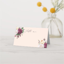 ヴィンテージ・ブルームス フラワー ウェディング プレースカード