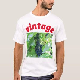 ヴィンテージ ブルー グレープ Tシャツ