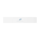 ヴィンテージ ブルー シェル ウェディング 招待状ベリーバンド (フラット)