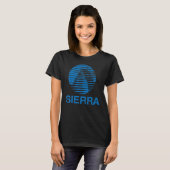 ヴィンテージ ブルー シエラ くすみ Tシャツ (正面フル)