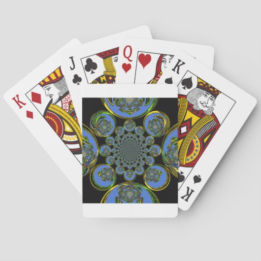 ヴィンテージ・ブルー トランプ (裏面)