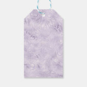 ヴィンテージ ブルー フラワーズ ブリッジトン ブライダルシャワー ギフトタグ (裏面)