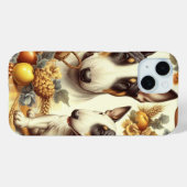 ヴィンテージ・ブル・テリア絵画ーの Case-Mate iPhoneケース (裏面 (横))