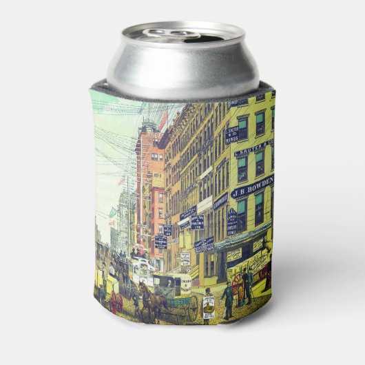 ヴィンテージ ブロードウェイ、NYC（1880年代） 缶クーラー (缶裏面)