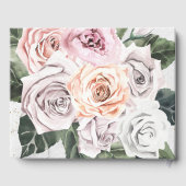 ヴィンテージ ブーケ ローズ ブライズ シャワー ゲストブック (裏面)