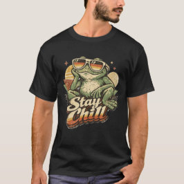 ヴィンテージ ブートレッグ フロッグ レトロ ステイ チル エステティック Tシャツ