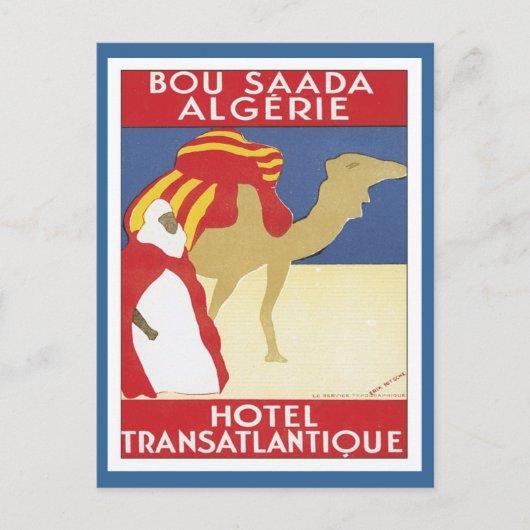 ヴィンテージ ブー サアダ アルジェリア ポストカード (正面)
