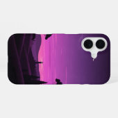 ヴィンテージ プラムダスク iPhone 16ケース (裏面横)