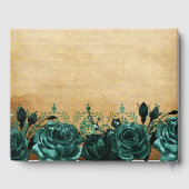 ヴィンテージ プリンセス グリーン バタフライ キンセアニエラ ゲストブック (裏面)