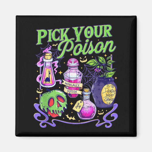 ヴィンテージ プリンセス ハロウィン Ck Your Ison マグネット (正面)