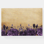 ヴィンテージ プリンセス パープル バタフライ キンセアニエラ ゲストブック (裏面)