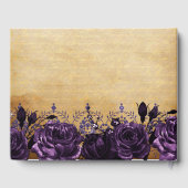 ヴィンテージ プリンセス パープル バタフライ キンセアニエラ ゲストブック (裏面)