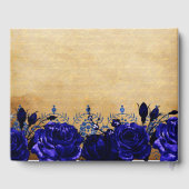 ヴィンテージ プリンセス ロイヤルブルー バタフライ キンセアニエラ ゲストブック (裏面)