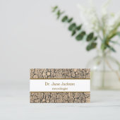 ヴィンテージ・プルキンエ・ニューロン図の神経学医 名刺 (スタンド正面)