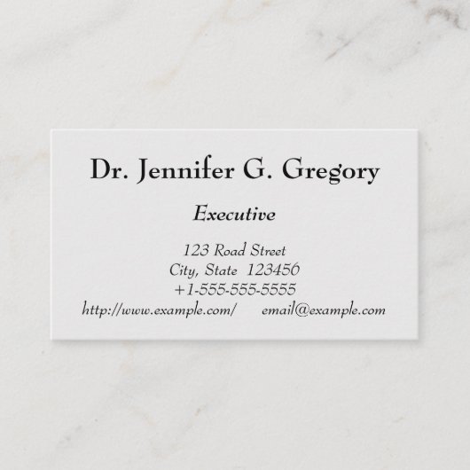 ヴィンテージ、プロフェッショナル名刺 名刺 (正面)