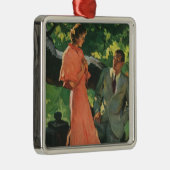 ヴィンテージ プロポーズ; 結婚してくれませんか？ メタルオーナメント (右)